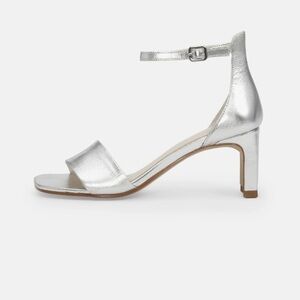 Vagabond Luisa Sandal 37 Silver Leather
